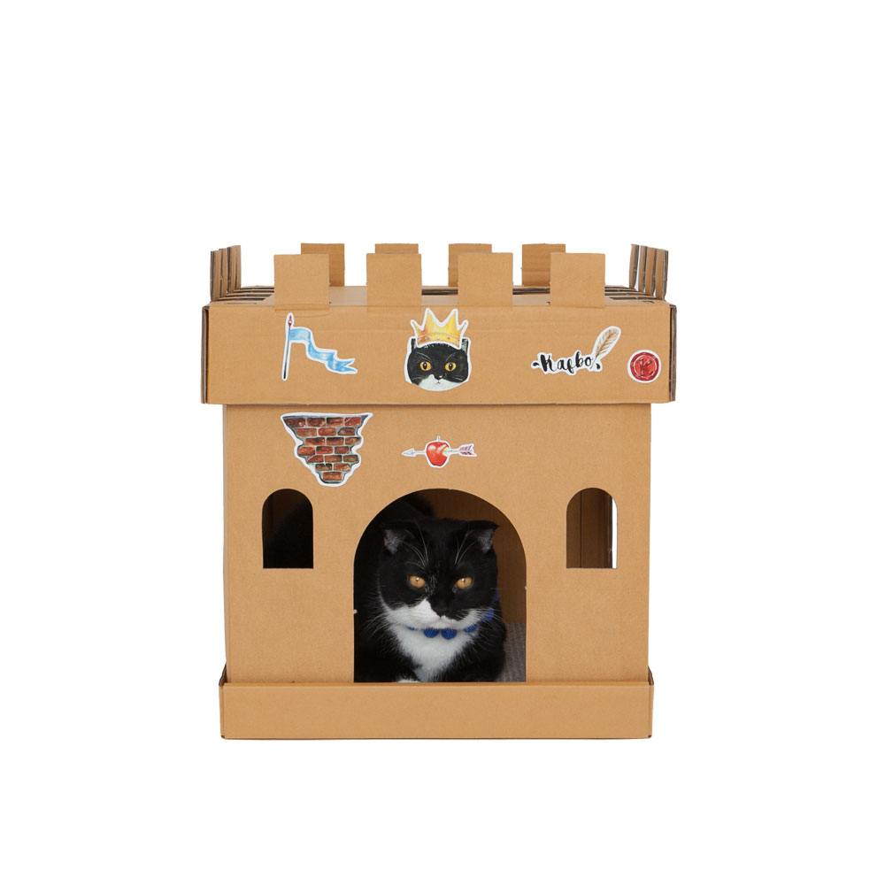 Castle Cube The Knight Sticker (The Tuxedo Cat)