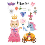 Castle Cube The Princess Sticker (The Ginger Cat)