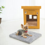 Dog Loft with Grey Bed Pad