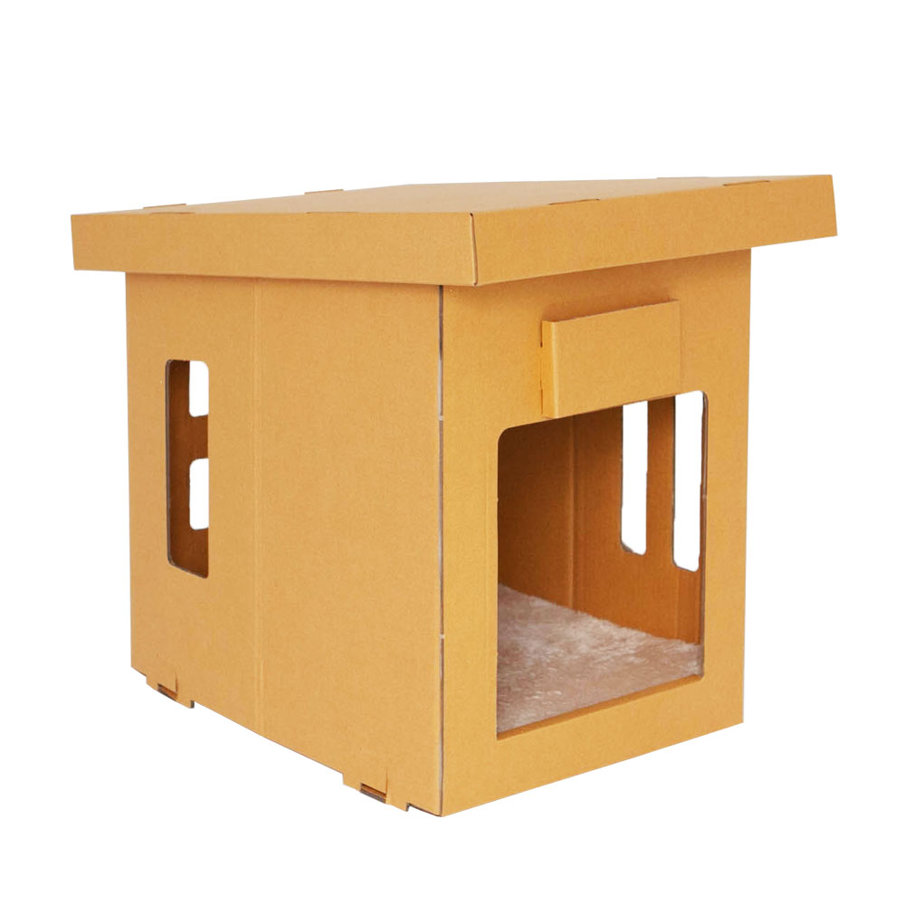 Dog Loft with Beige Bed Pad