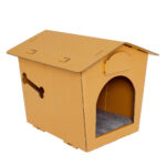 Eco Pet House with Grey Bed Pad