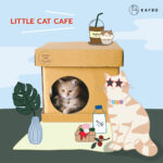 CUBE LITTLE CAT CAFE Sticker