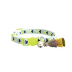 SAFETY COLLAR POM BOHEMIAN LIME