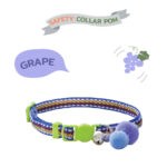 SAFETY COLLAR POM GRAPE